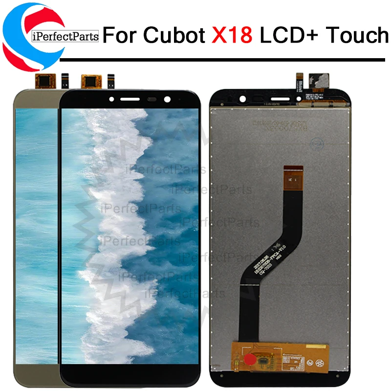 100% протестированный для Cubot X18 ЖК дисплей с сенсорным экраном Панель дигитайзер