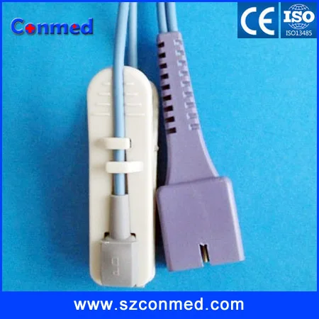 Совместимый новый датчик Nellcor 9Pin Spo2 для ветеринарии spo2 животных с кабелем длиной 1