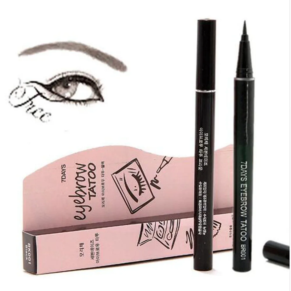 Водостойкая коричневая тату ручка для бровей и на 7 дней|eyebrow pen|eye browmakeup eyebrow |