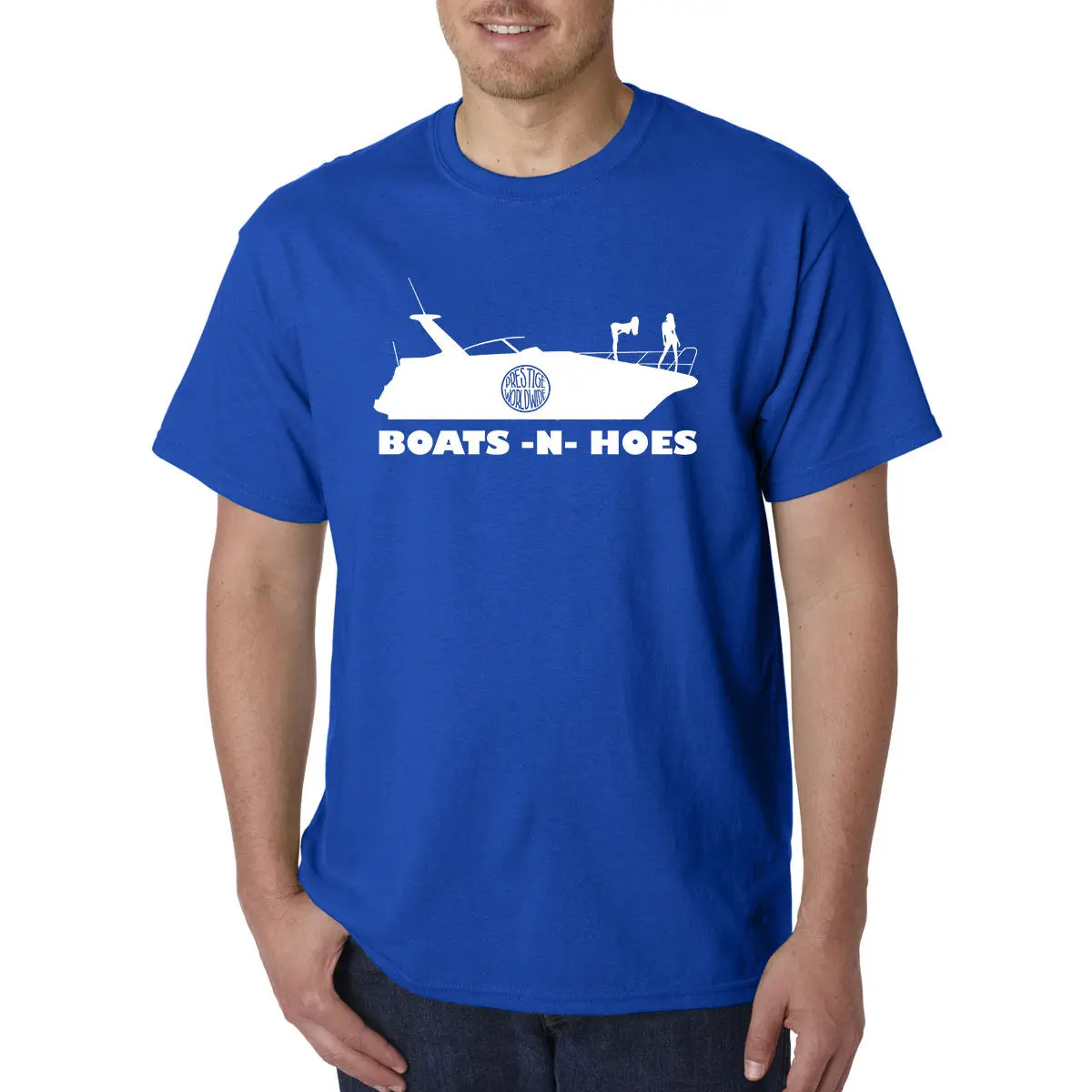 Модная крутая Мужская футболка 2019 с надписью Boats N Hoes Prestige Worldwide Step Brothers Will ferrella and