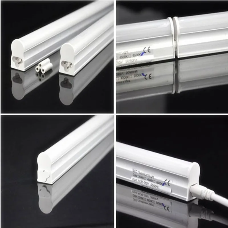 30 шт. светодиодные трубки T5 1ft 300 мм 4 Вт 2835SMD энергосберегающие люминесцентные