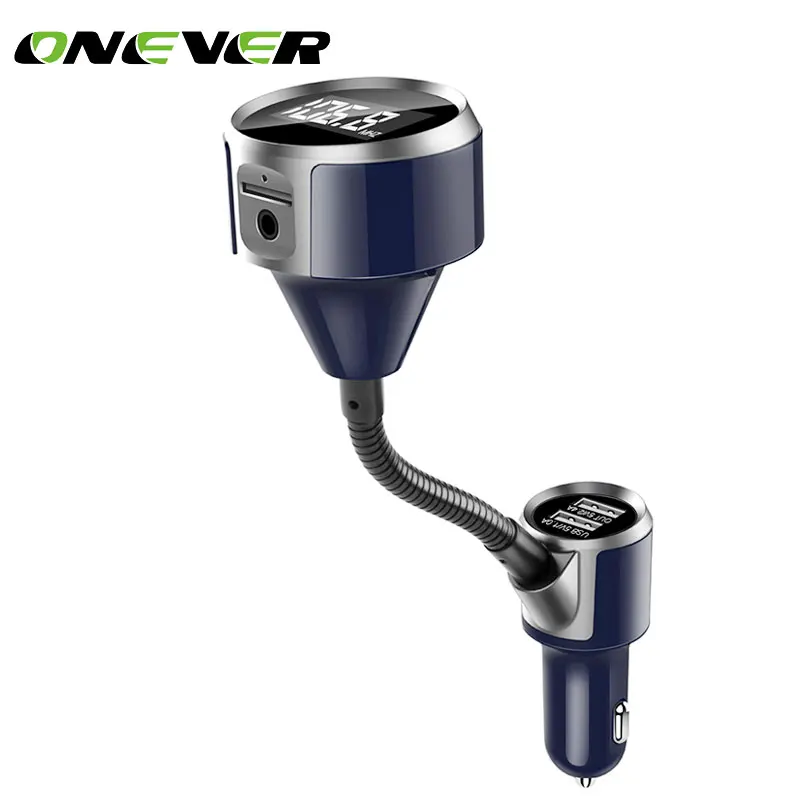 Onever Bluetooth 4 2 автомобильный комплект музыкальный плеер вращающийся fm-передатчик