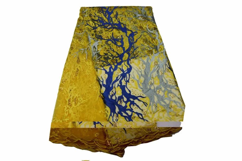 

High Quality Nigerian 3D Wedding Lace Fabric green Latest African Laces 2018 French Net Lace Fabric for dresses P459-4