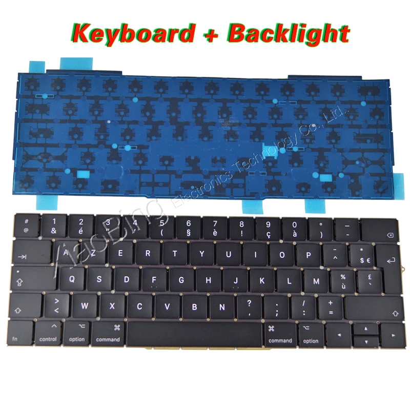 Новинка для MacBook Pro 13 3 &quotRetina A1706 Французская клавиатура AZERTY FR EU подсветка с