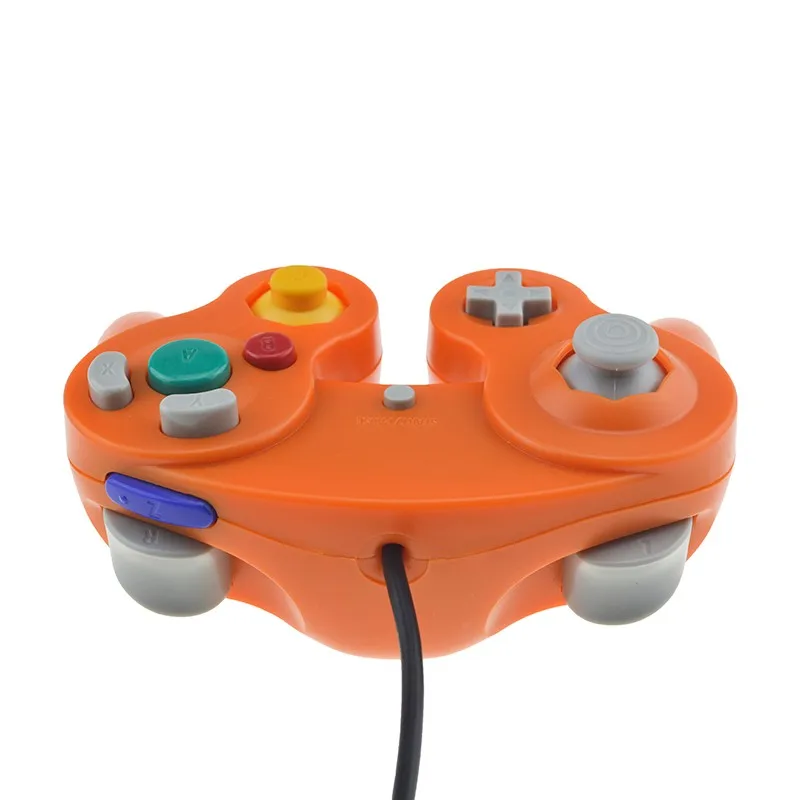 10 шт. высокое качество проводной игровой контроллер геймпад джойстик forNGC NINTENDO GC кубик для игры для платины Быстрая