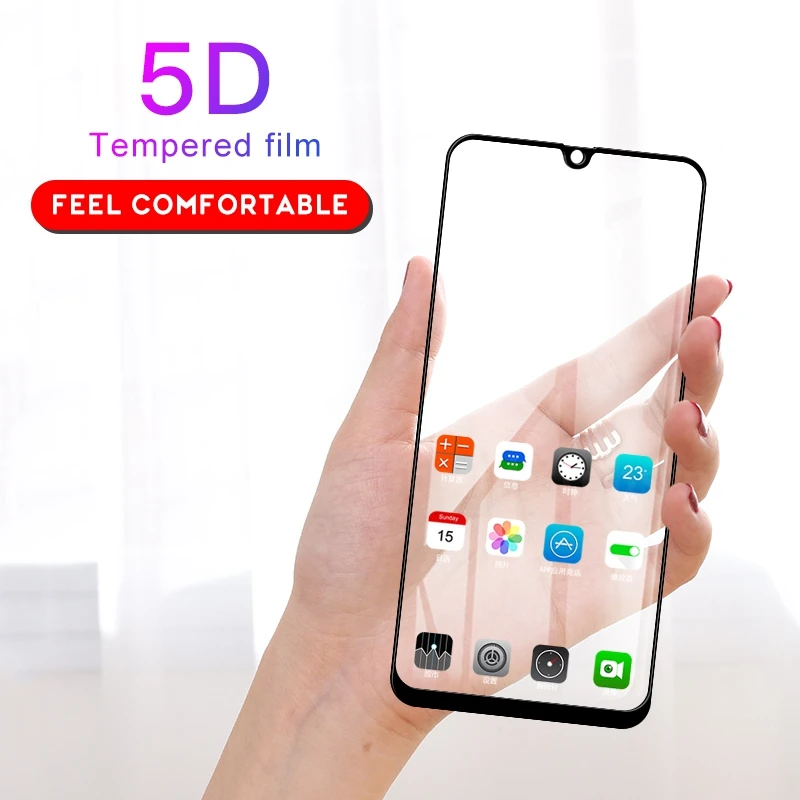 5D Curved Tempered Glass Screen Protector For Samsung Galaxy S7 A6 A8 Plus J4 J6 J7 J8 2018 J330 J530 J730 Protective | Мобильные