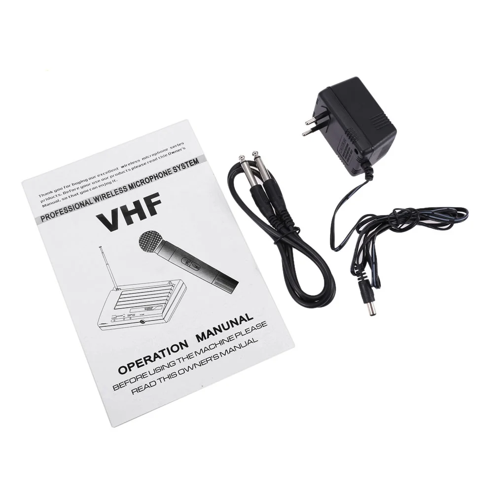 Новейшая модель WEISRE SH 200 Профессиональная VHF Беспроводной ручной двухканальный