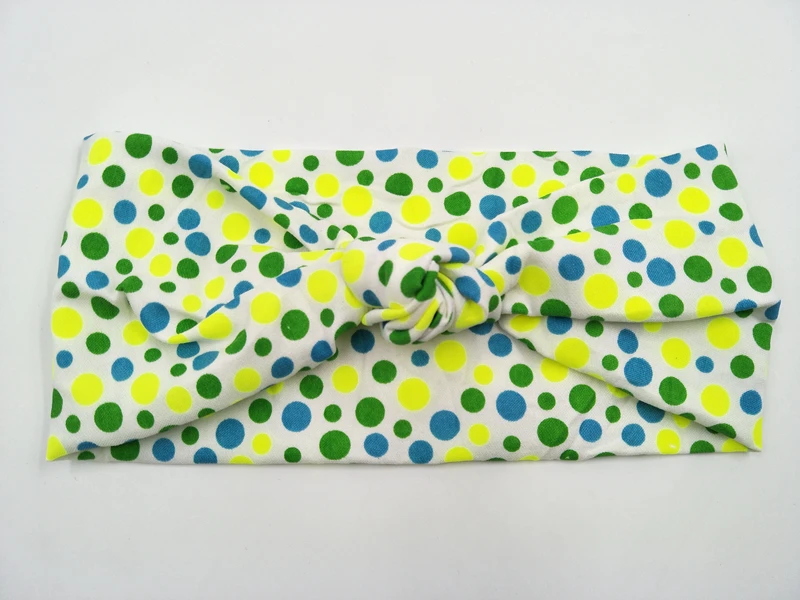 2017 Новый джинсовый комплект с хорошей растяжкой, модными цветами и точечной печатью на повязке для волос в стиле головной убор для женщин.