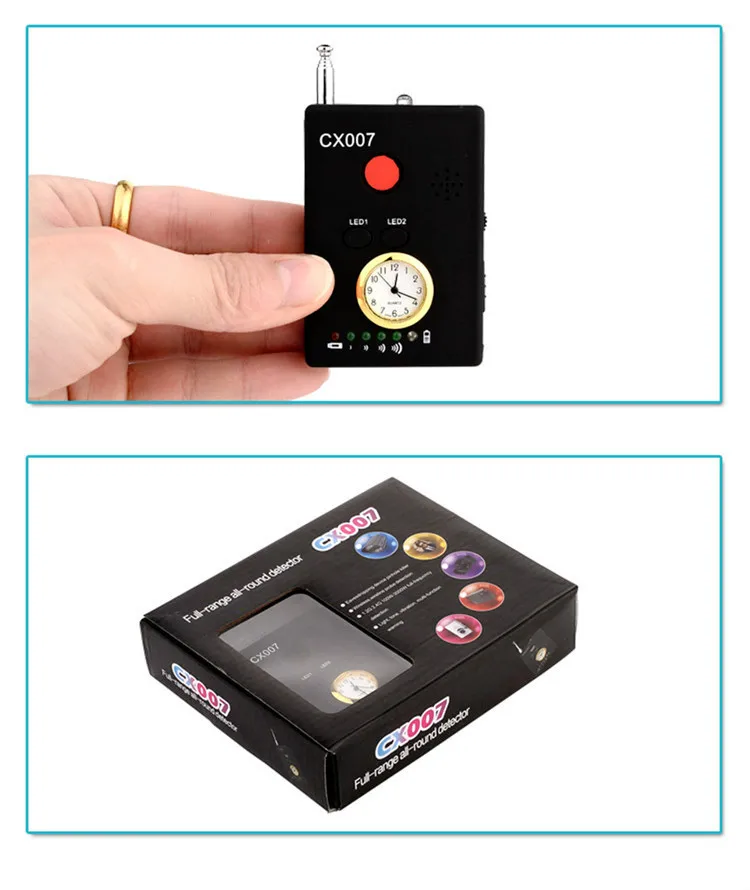 CX007 детектор обнаружения анти красткий выстрел прослушивание подслушивание