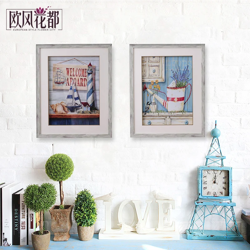 Гостиная американский диван фоновая настенная живопись Настенная роспись для