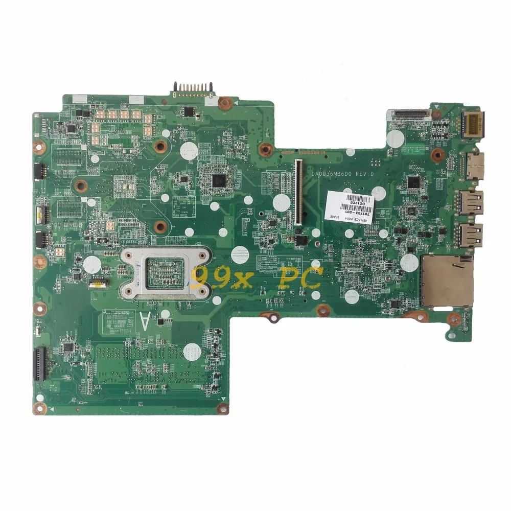 Laptop Motherboard FOR HP Pavilion 15-B W/ I5-3317U CPU 712794-501 DA0U36MB6D0 DDR3 Test ok | Компьютеры и офис