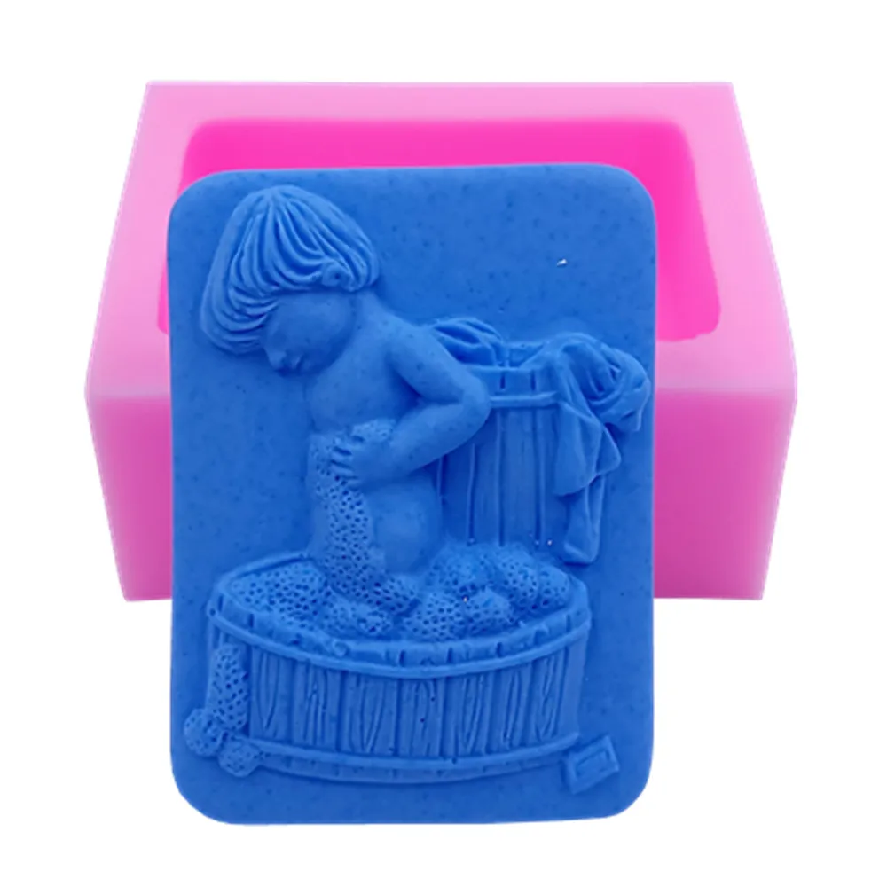 Детский дизайн для купания форма мыла из пищевого силикона мыла|mold for|silicone soap