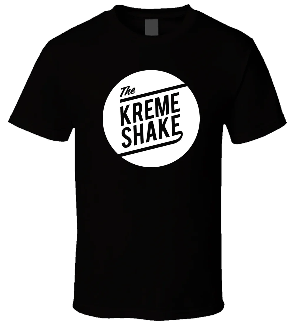 Krispy Kreme пончик-Kreme shake 1 Новая горячая Распродажа Черный Для мужчин футболка хлопок