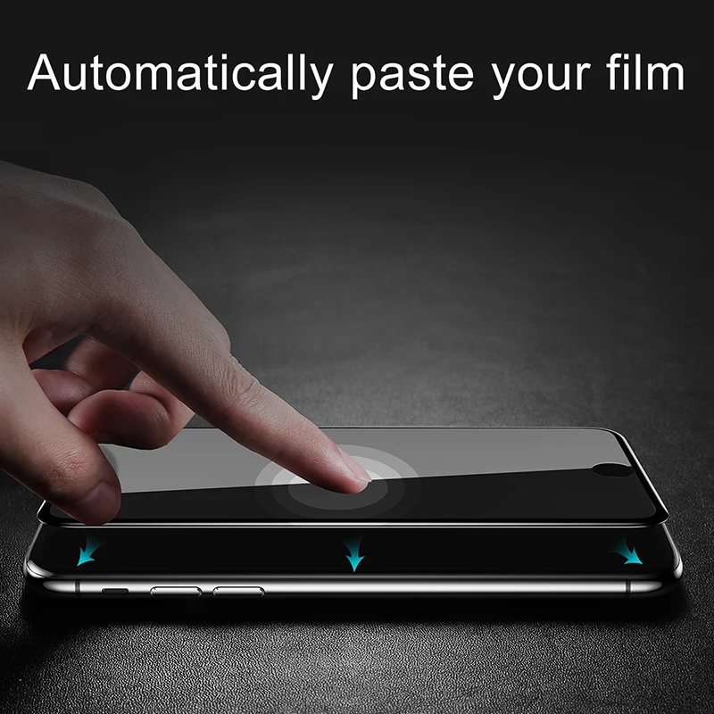 Baseus 3D 0,23 мм Защитная пленка для экрана из закаленного стекла для iPhone 8 7 6 6s Plus с мягким краем узкая боковая пленка из закаленного стекла для iPhone8