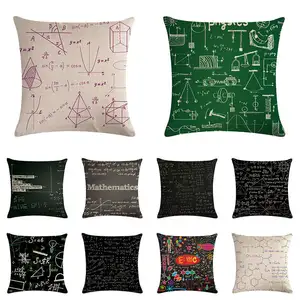 Оптовая продажа, свадебный подарок, индивидуальная математическая химическая формула, домашний диван, декоративная подушка, чехол, Декор, наволочка ZY1070