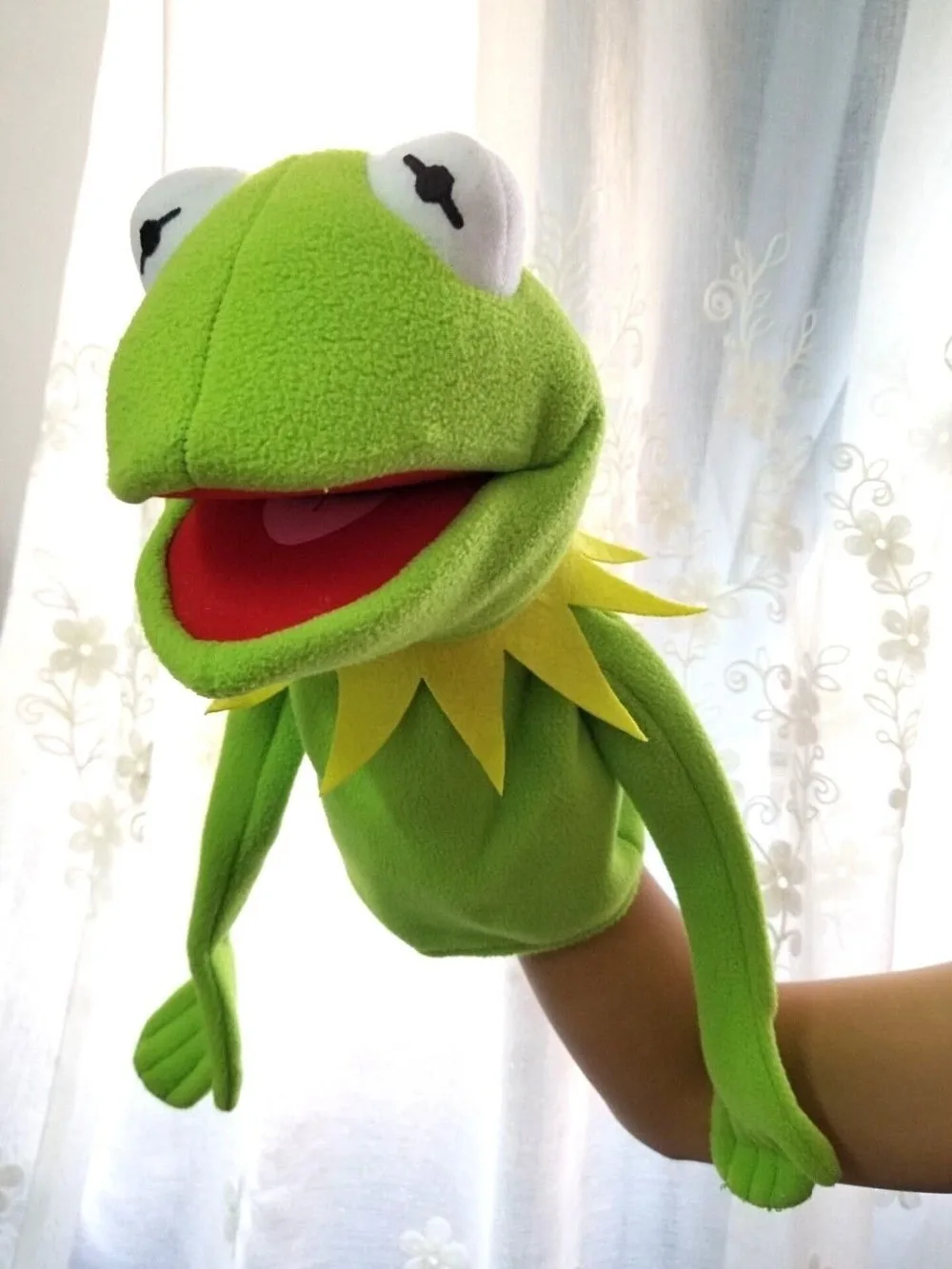 Новые куклы-лягушки из мультфильма «Muppets show Kermit», 40 см, плюшевые игрушки для детей, интерактивные игрушки