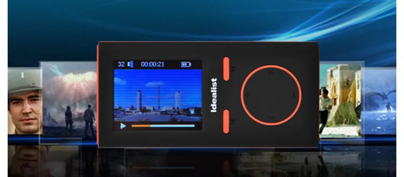 Идеалист HIFI MP3 MP4 плеер мини-игры MP4 4G 8G спорт на открытом воздухе MP3 радио музыка Mp4 тонкий игровой плеер рекордер электронная книга Walkman