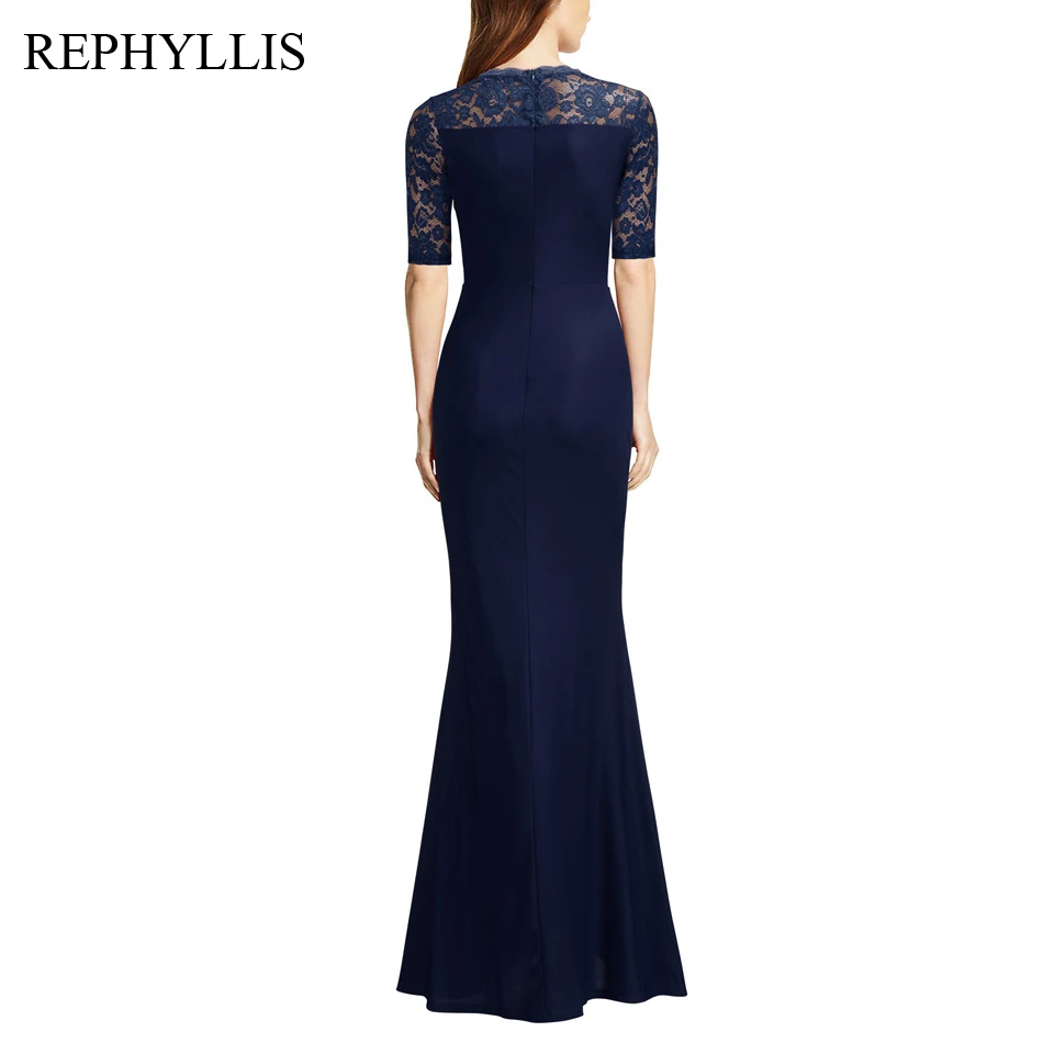 REPHYLLIS женское платье с разрезом, кружевное платье для гостей, платье подружки невесты, свадебные вечерние платья для гостей, торжественное платье