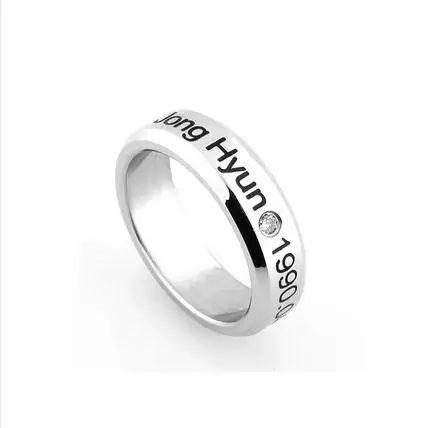 Venta al por mayor KPOP shinee anillo de Plata Los Hombres o Las Mujeres anillos отправка кожаного шнура |