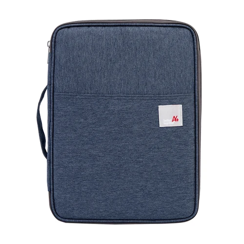 Deep Blue Bag Многофункциональные А4 сумки для документов, Сумка для документов, портативная водонепроницаемая ткань Оксфорд, организованная Сумка-тоут для ноутбуков, ручек, компьютерных вещей - Цвет: Deep Blue Bag