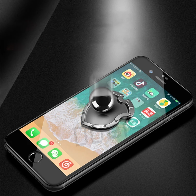 5D 9D полная закаленная пленка для iPhone 8 7 6S 6 Plus 12 Mini Защитная экрана на 11 Pro XS Max XR X