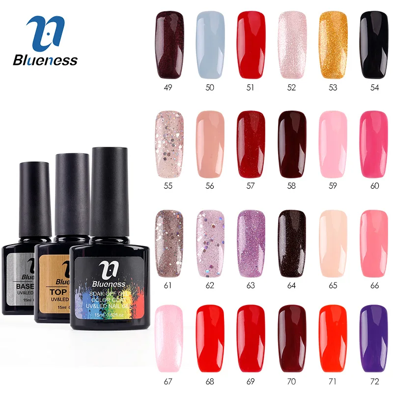 УФ-Гель-лак 15 мл/Бутылка 24 цвета маникюрный гель-клей отмачиваемый долговечный