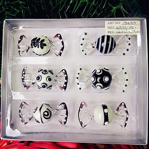 Стеклянные конфеты JSSMTLP, 6 шт.