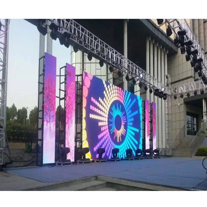 Kopen Hoge Kwaliteit P4.81 SMD1921 Led Display 500*500 Mm Spuitgieten Aluminium Kast Verhuur Panel Rgb Outdoor Waterdichte Led Screen