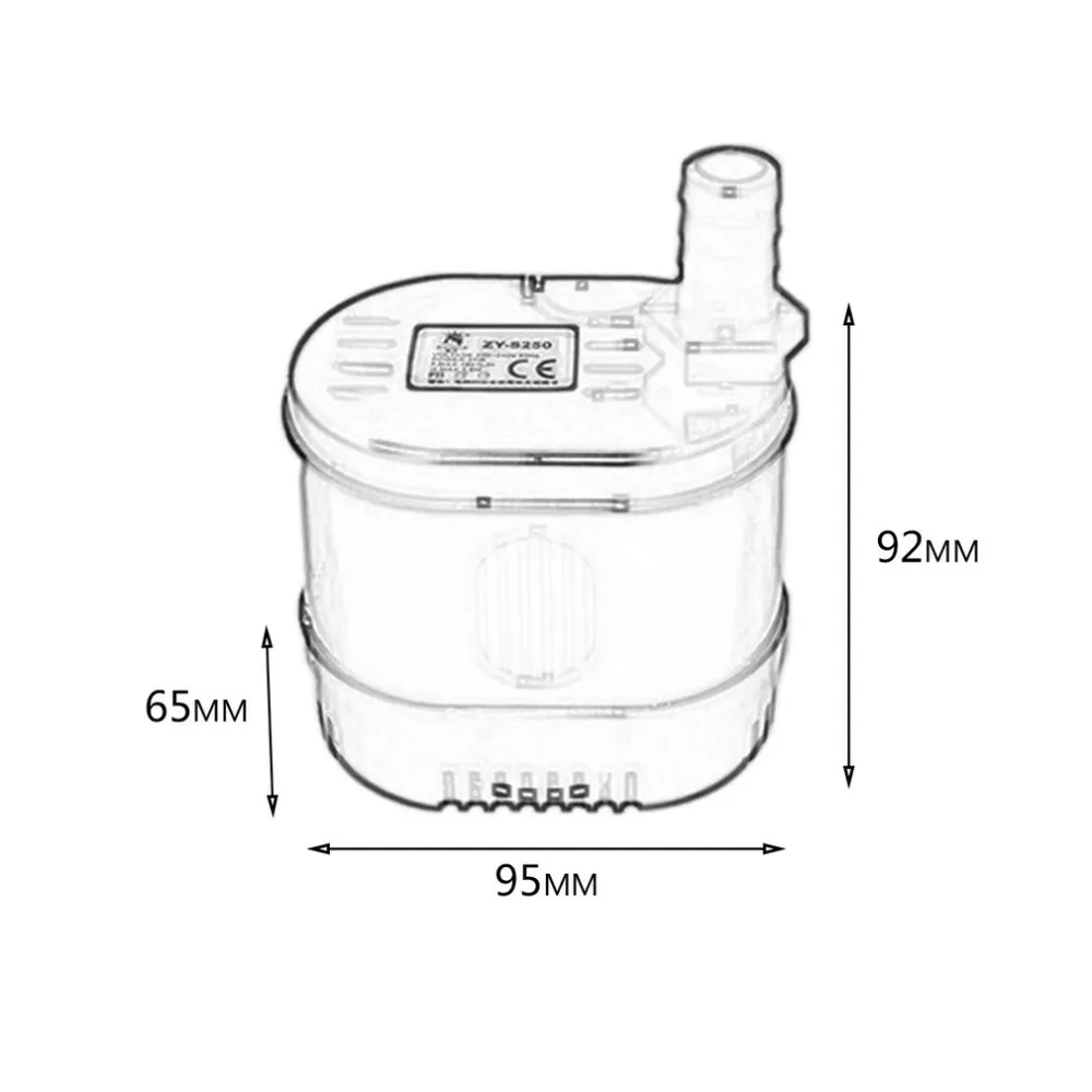 ZY-S150 250 погружной водяной насос с присоской для аквариума водопад фонтан