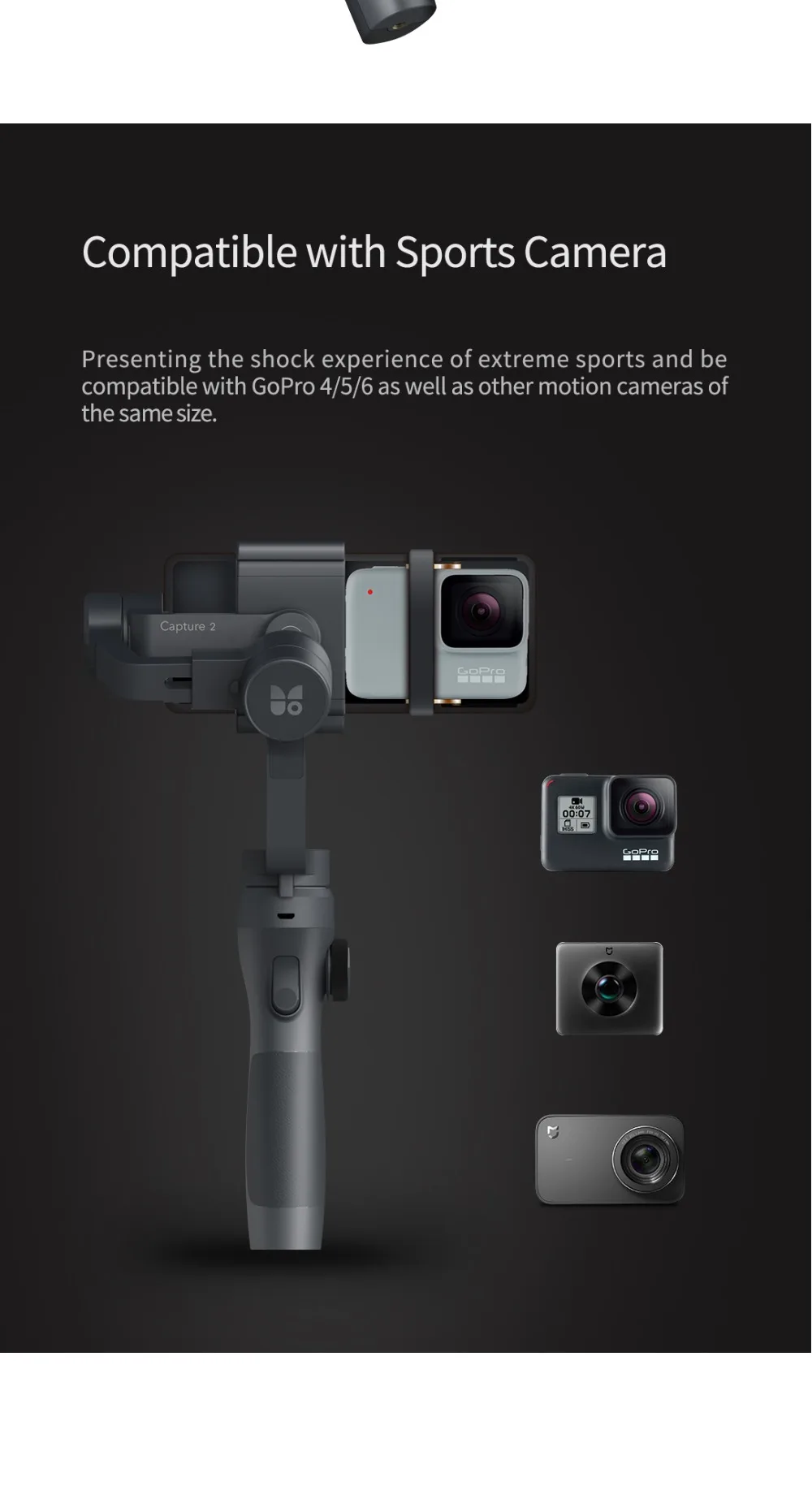 Захват funsnap 2 3 оси ручной карданный стабилизатор для смартфона GoPro SJcam XiaoYi камера VS DJI OSMO 2 ZHIYUN FEIYUTECH
