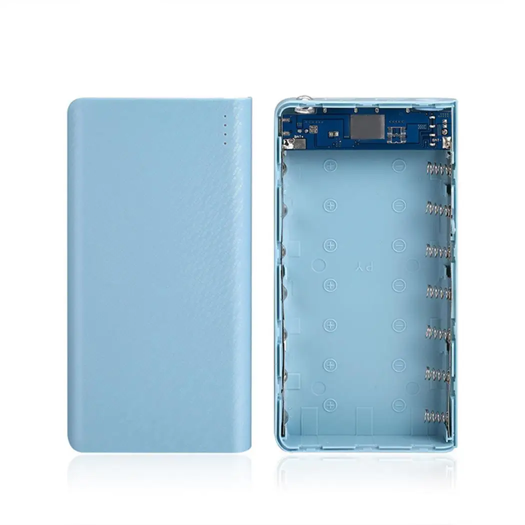 Портативный светодиодный индикатор 18650 с двумя портами usb power Bank|Аксессуары для