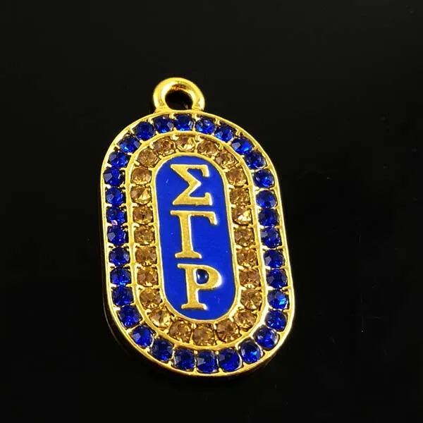 SGR 100 шт греческое братство Dst AEO Delta Sigma Theta AKA SGR Sigma Gamma Rho ZETA PHI BETA Dive Nine Dog Tag charm - Окраска металла: SGR