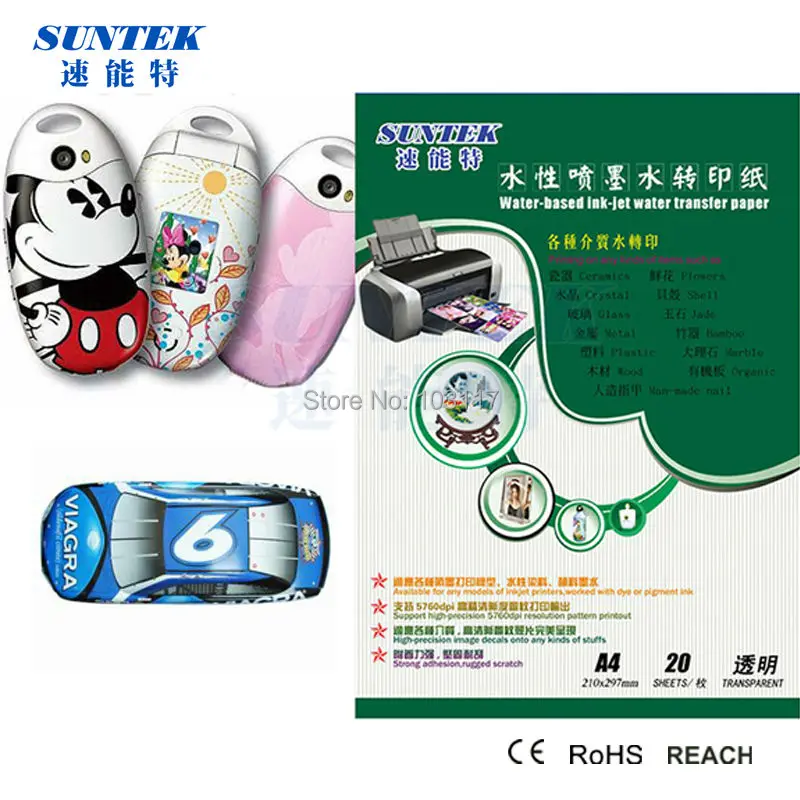 Прозрачная/прозрачная переводная бумага для струйной печати размера A3 печатная