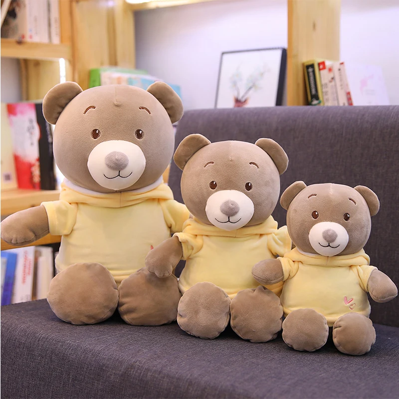 2019 коричневый корейский Медведь плюшевая игрушка медведь в слоне/акуле/жирафу