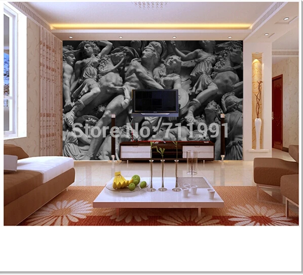 Пользовательские обои для стен 3 d древняя Римская Статуя в гостиную спальню