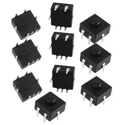 Блокировка действия 7 Pin DC 30V 1A кнопочный переключатель для электрического факела