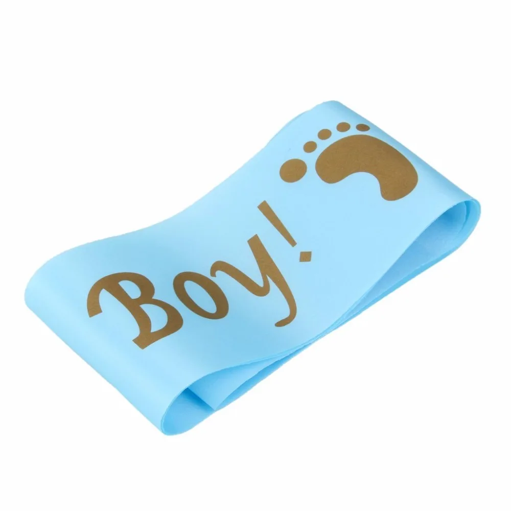 Атласная лента с поясом It's A Boy Girl детский праздничный декор для мальчиков и