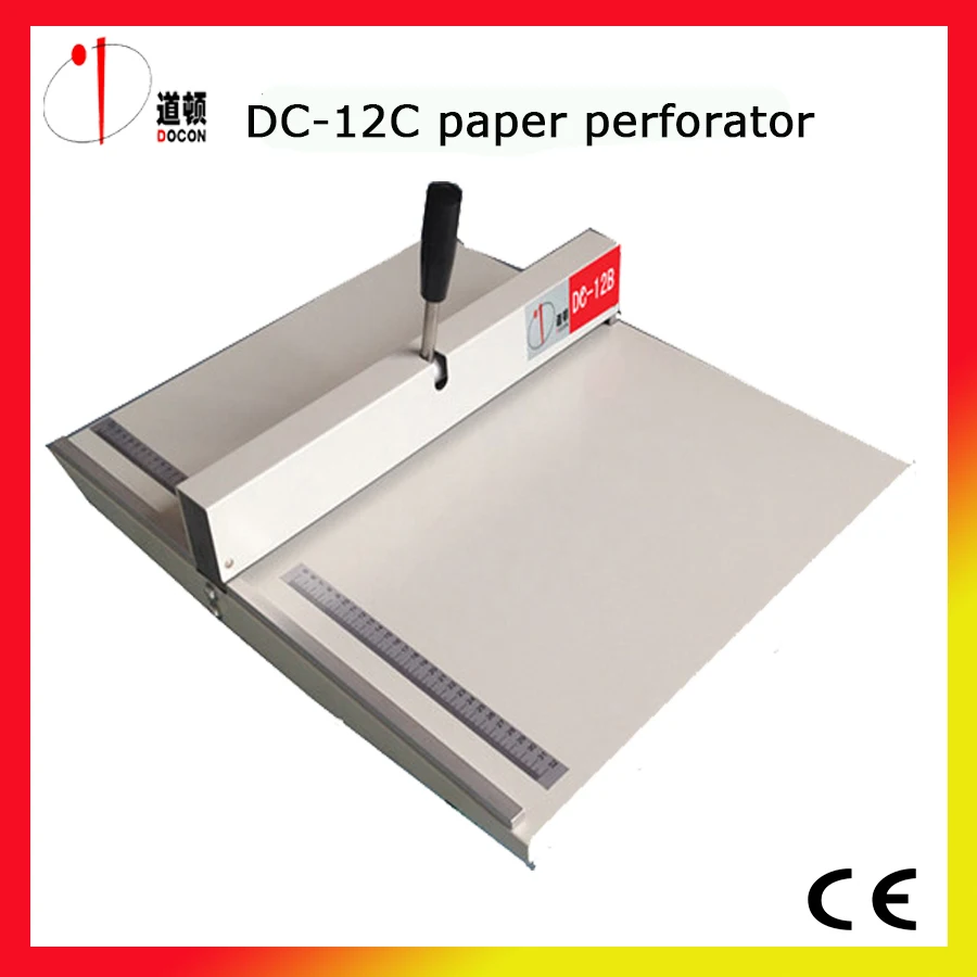 360 мм перфорирующая машина для бумаги ручная сгибания бумаги|manual paper perforator|paper