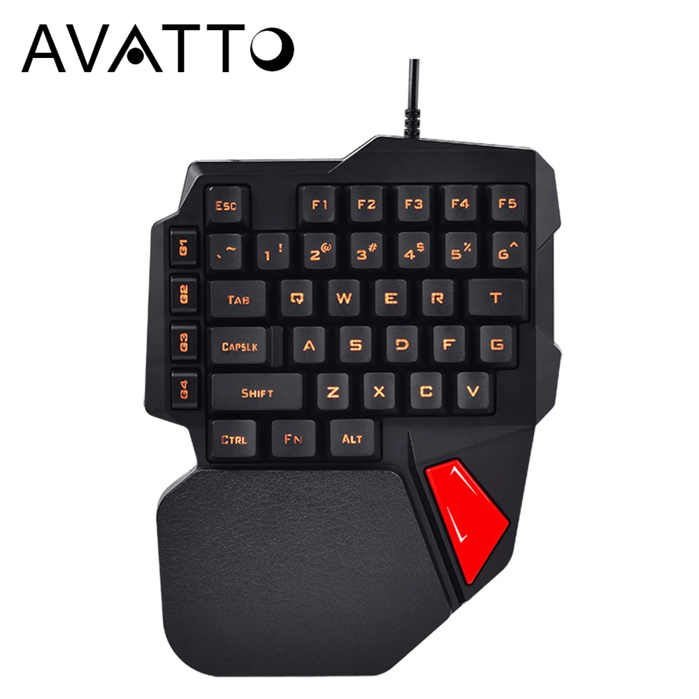 AVATTO 38 ключ профессиональный вертикальный один/одной рукой USB проводной игровой