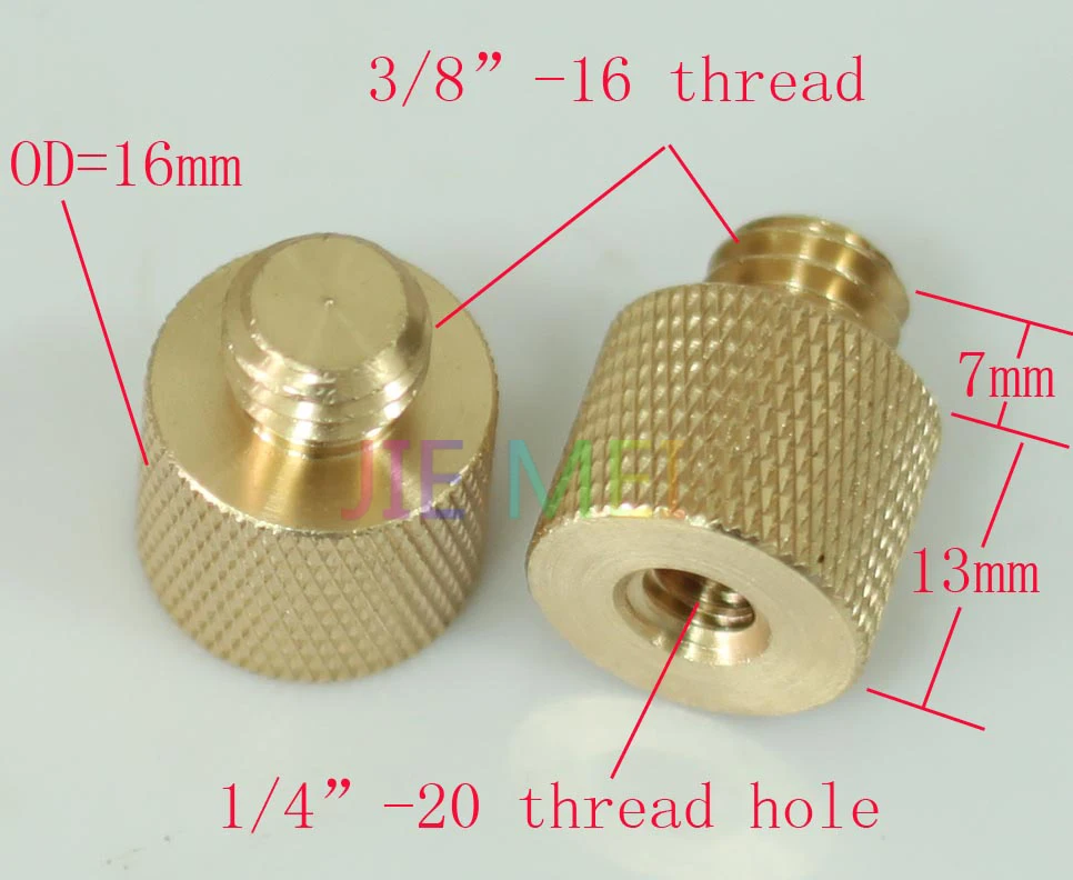 Новый латунный резьбовой адаптер для штатива 1/4 &quot 20&quot до 16&quot|screw adapter|adapter screwmale