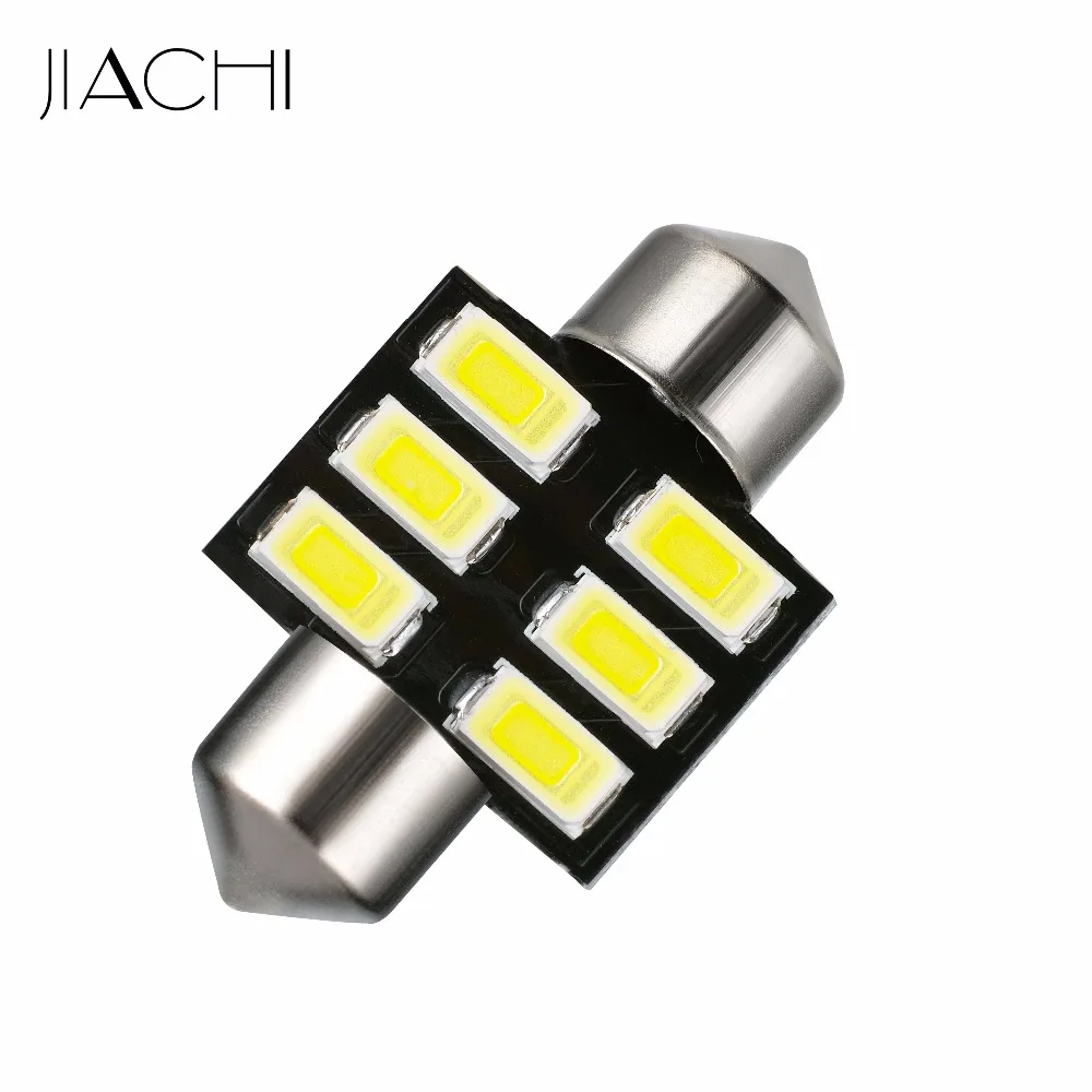 Jiachi 10 X распродажа гирлянда 31 мм C5W 5730 6 светодиодных SMD Интерьер Чтение свет белый