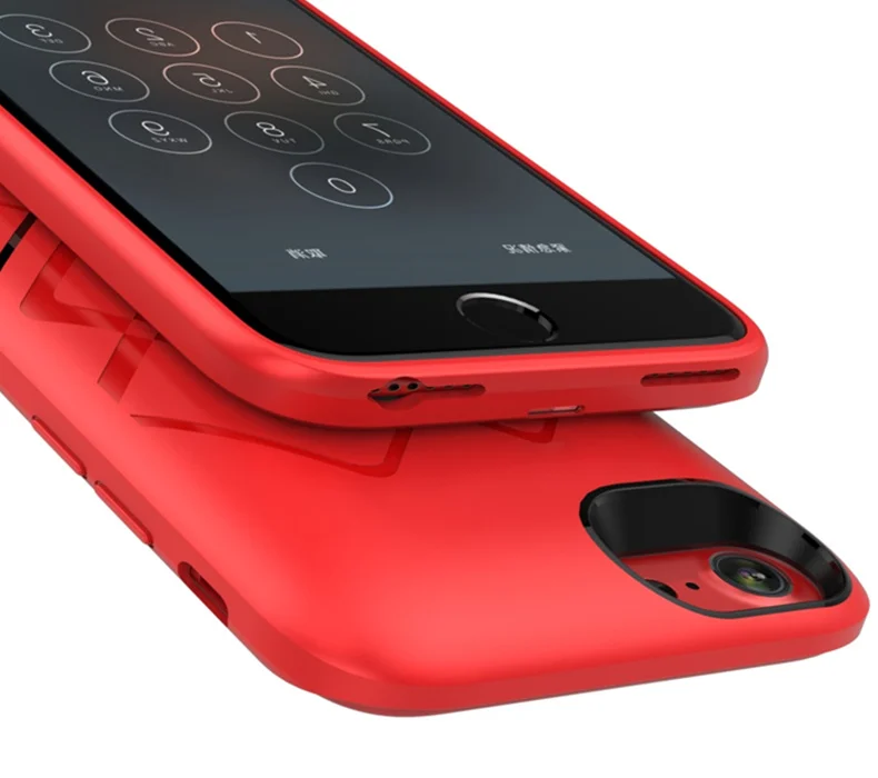 6000 мАч для iPhone iP6plus 6s plus 7plus 8plus 5 &quotЧехол аккумулятора чехол портативного