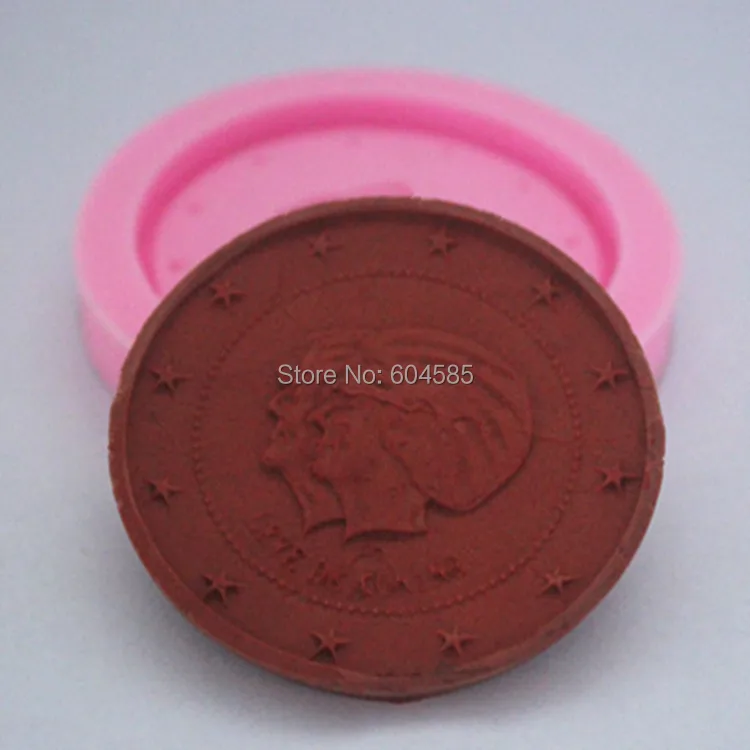 Форма для выпечки в виде серебряного доллара FM205 | Дом и сад