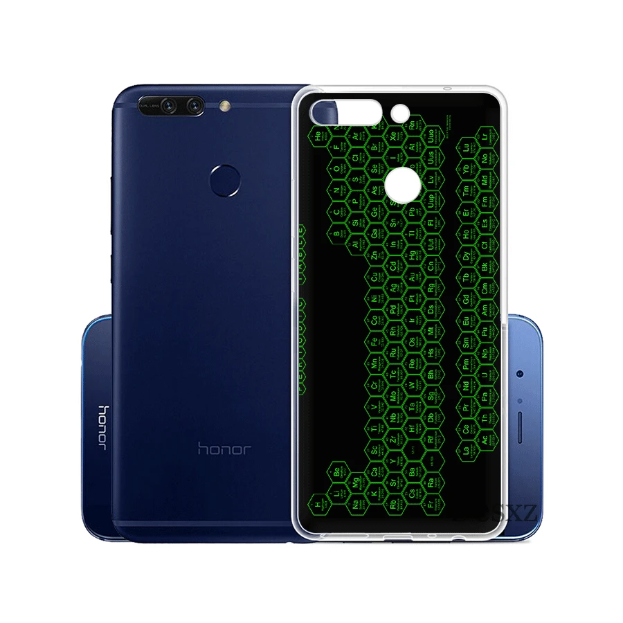 Phone Case Cover Chemistry Periodic-table Science For Huawei Honor Note 6A 6C 7A 7X 7C Pro 8 9 10 Lite Play Shell | Мобильные