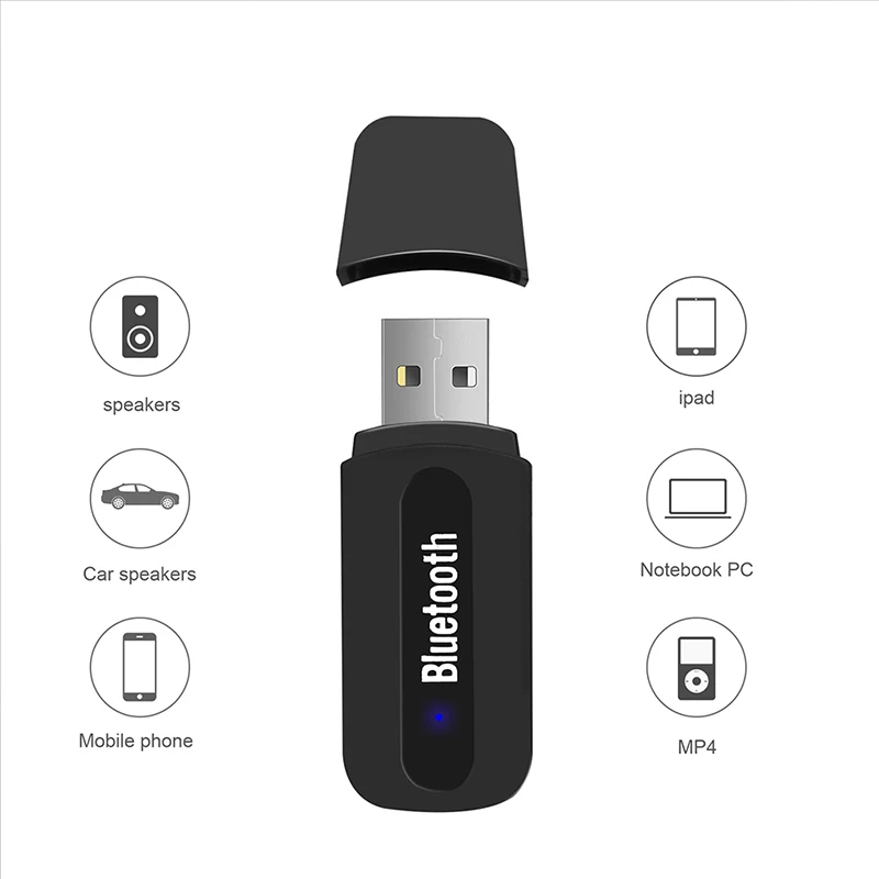 Адаптер для музыкального ресивера беспроводной USB Bluetooth стерео аудио адаптер iPhone