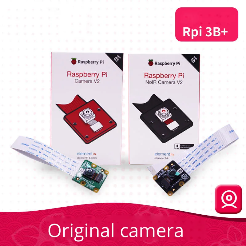 8 million pixel original Raspberry Pi 3 Model B+ Camera Module megapixel IMX219PQ sensor 8MP pi monitor 1080P VGA90 | Компьютеры и