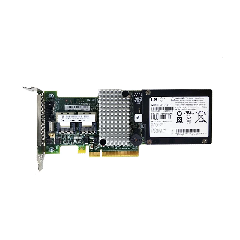 LSI MegaRAID SAS 9260 8i LSI00198 8 портов 512 Мб кэш памяти SFF8087 6 ГБ RAID0.1.5 PCI E 2 0 X8 карта