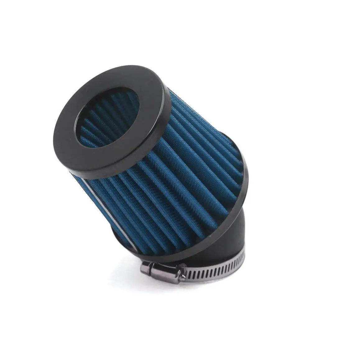 

uxcell 48mm Inner Dia 45 Degree Angle Motorcycle Air Intake Filter Cleaner Blue