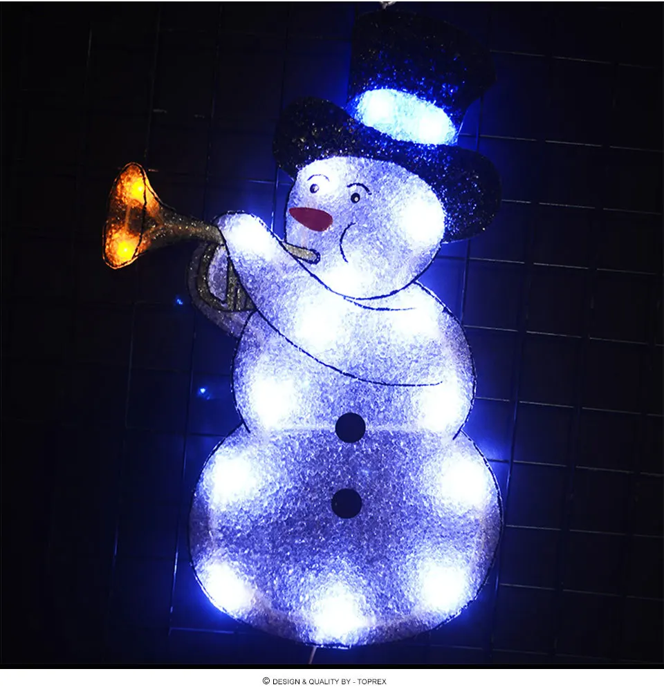 24V navidad Снеговик eva мотив светильник-18,7 дюймов Высокий Праздник Светодиодный светильник украшения Рождественский светильник ing наружное украшение дома