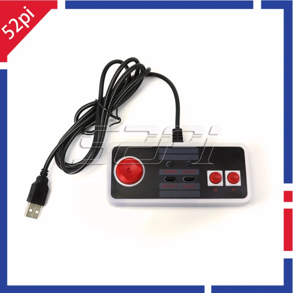 Новый проводной USB геймпад игровой контроллер турбо издание для Raspberry Pi/PC/Mac